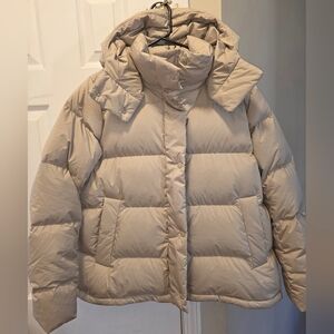Lululemon Athletica Beige WunderPuff 600 Down Jacket Ladies 10